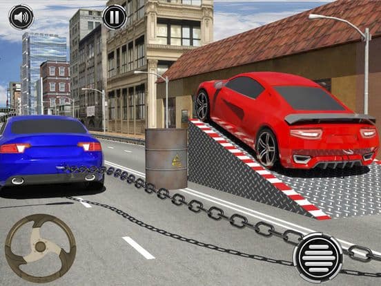 Chained Cars Drag Race