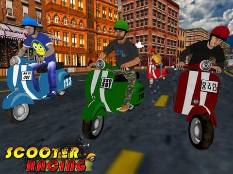 Scooter Racing ( 3D Bike Racing Games ) screenshot 4