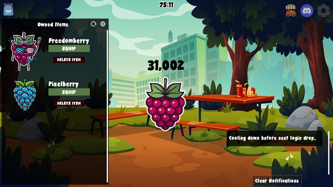Raspberry screenshot 2