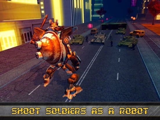 Future Robot Transform Train screenshot 3