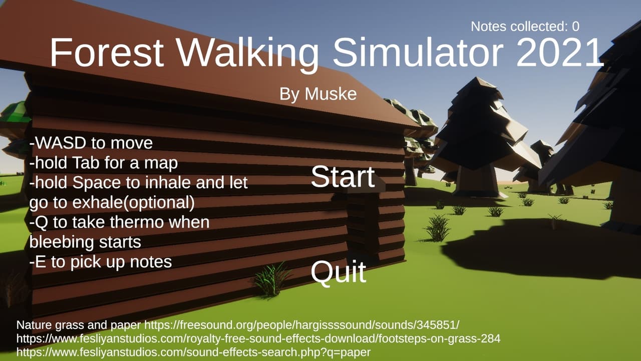 Forest Walking Simulator 2021 (musketi)