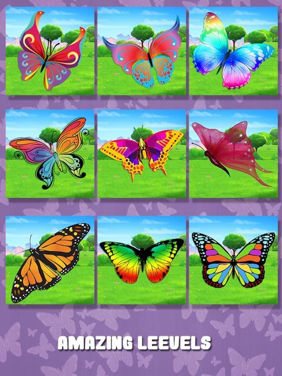 Butterfly Slide Puzzle For Kids