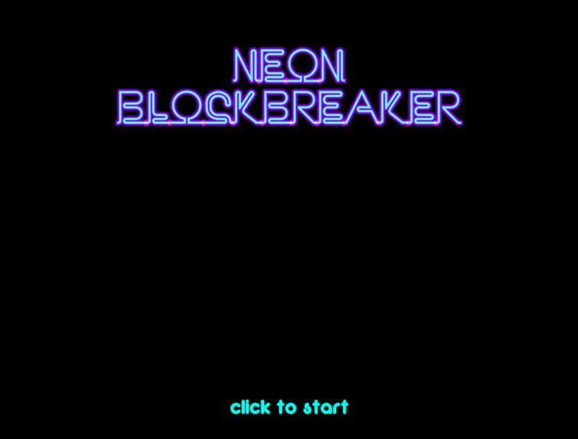 Neon BlockBreaker screenshot 2