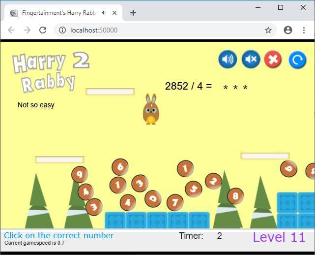 HarryRabby2 Large Numbers Divide by Even Numbers FREE screenshot 3