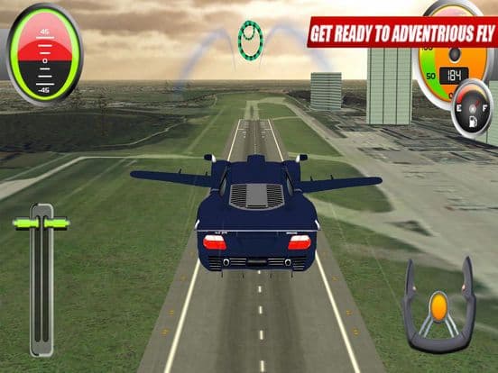 Flying Sport Car: Explore City screenshot 3