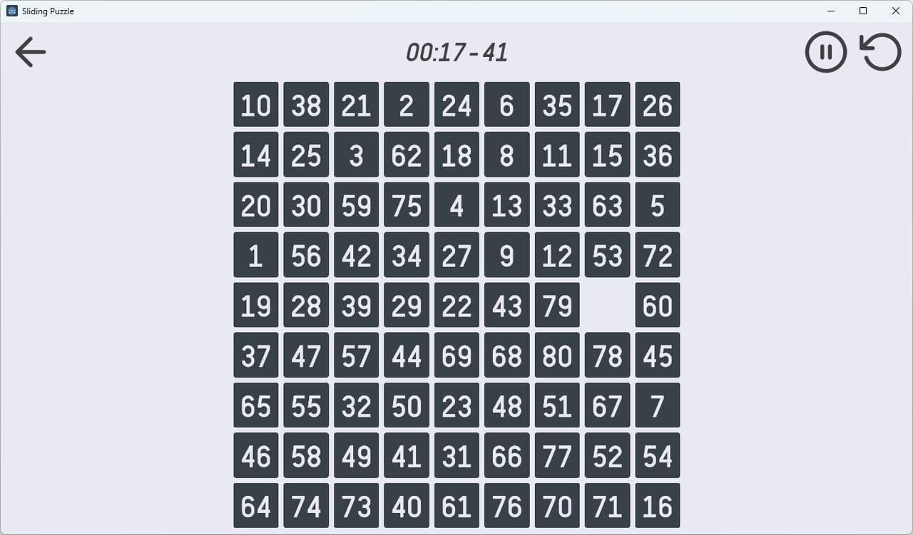 Sliding puzzle (Alberto molero)
