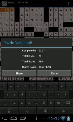 Daily Newspaper Crossword Puzzles screenshot 5