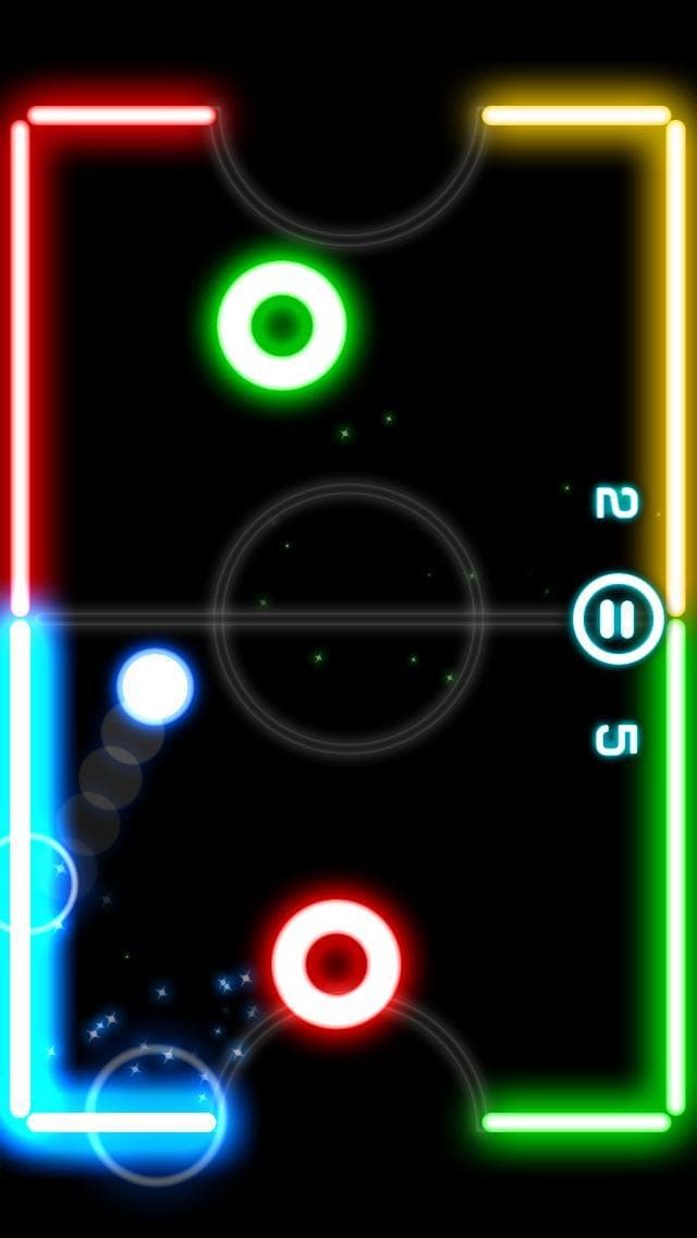 Glow Hockey screenshot 2