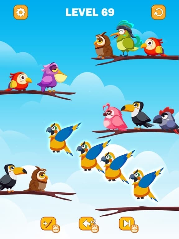 Bird Color Sort Puzzle screenshot 5