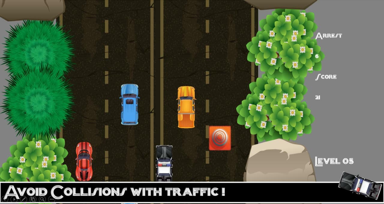 Road Hero Speed Car Racing Cops screenshot 4
