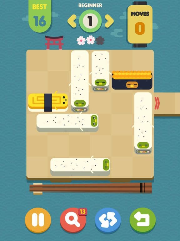 Push Sushi - puzzle&unblock screenshot 2