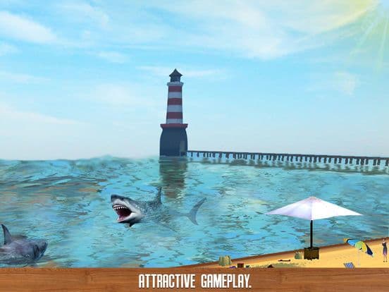 Furious Shark Revolution: Play this Shark Life Simulator to feed and hunt screenshot 5