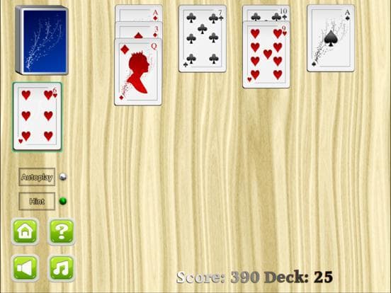 Aces Up Solitaire card game screenshot 3