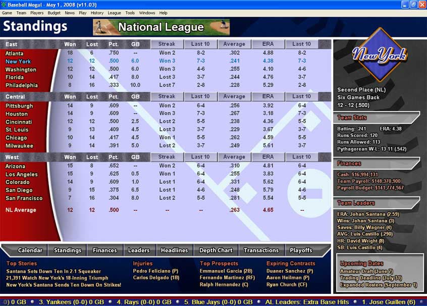 Baseball Mogul 2010 screenshot 6