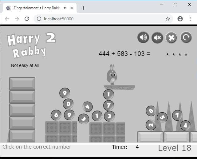 HarryRabby2 Addition and Subtraction questions with large numbers FREE screenshot 6