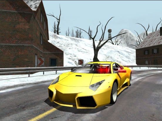 Super Car Rally Winter screenshot 4