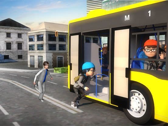 Crazy School Bus Driver 2018 screenshot 2