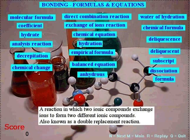 Chem-Words Review - Set 1 screenshot 5