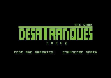Desatranques Jaén (Commodore 64) screenshot 2