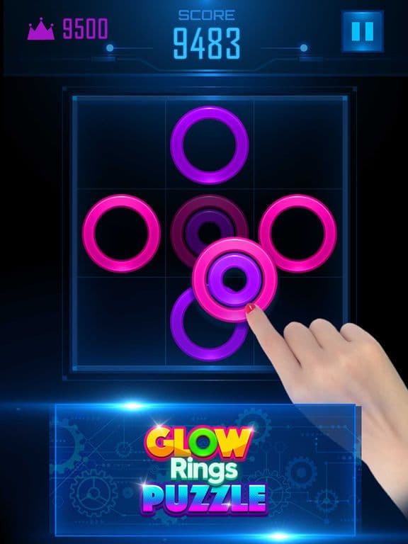 Glow Rings Puzzle screenshot 3