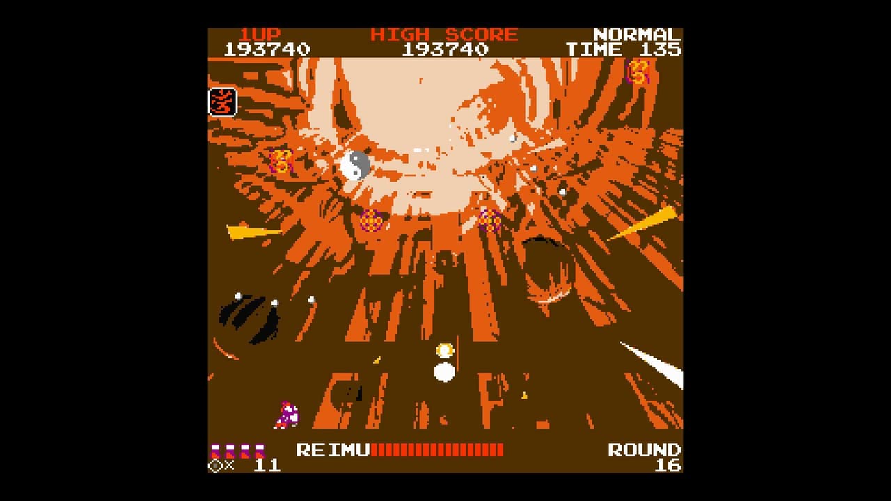 Touhou 1: The Highly Responsive to Prayers NES Demake