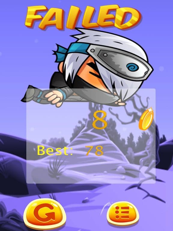 NINJA RUNNING JUMP screenshot 3