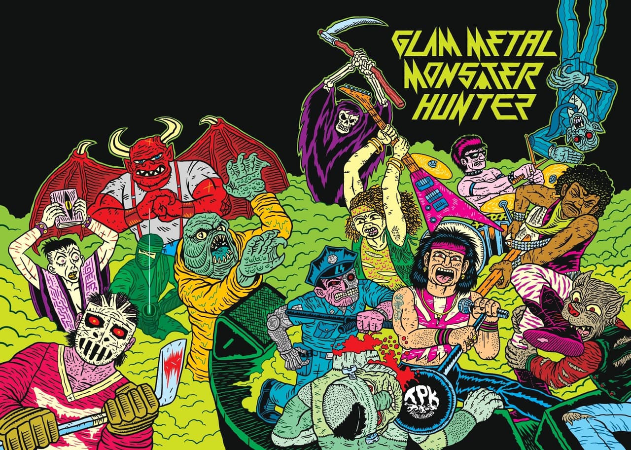 Glam Metal Monster Hunter Character Sheet