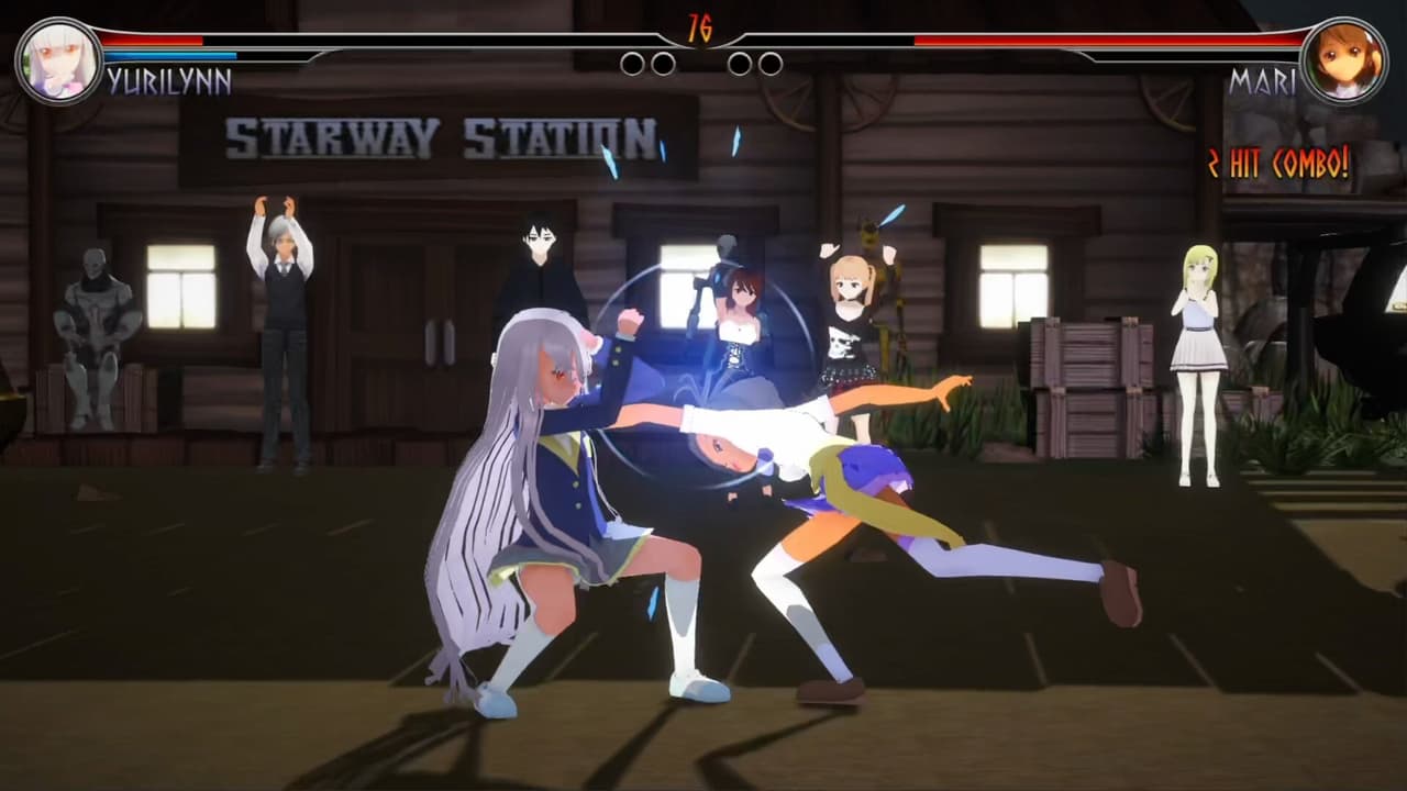 The Tale of Fighting Nymphs