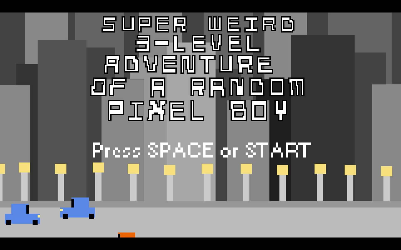 Super Weird 3-Level Adventure of A Random Pixel Boy screenshot 2