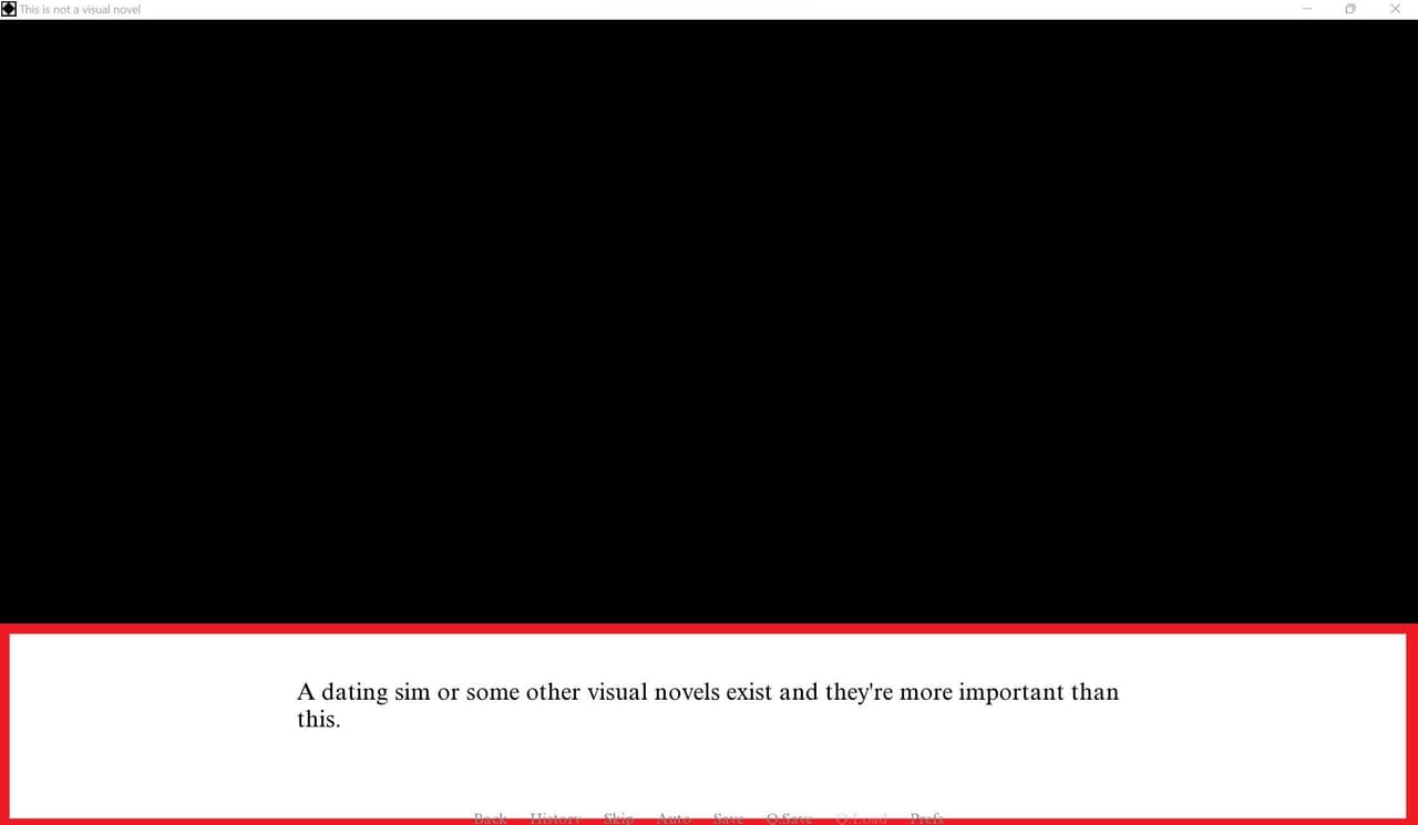 This is not a visual novel screenshot 5