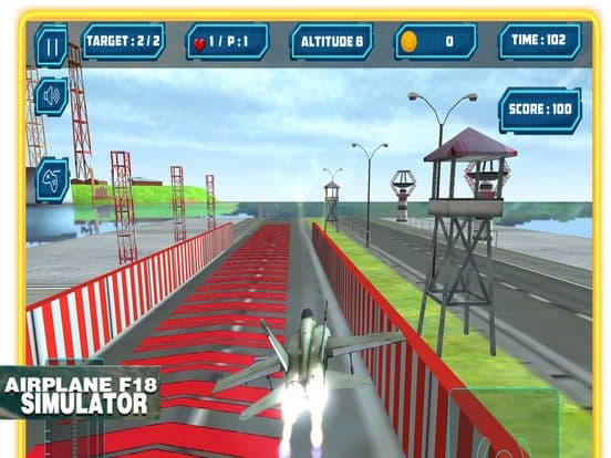 Airplane F-18 Take Off screenshot 3