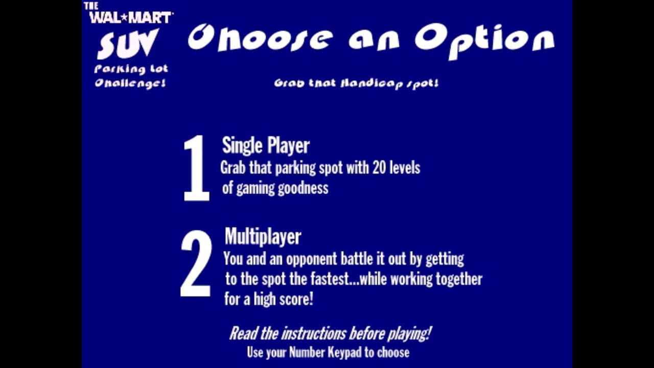 The Wal-Mart SUV Parking Lot Challenge screenshot 3