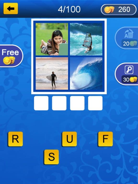 Four Picture One Word Puzzle screenshot 4