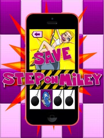 Step on Miley - Dont Step On White Wrecking Ball Tile screenshot 2