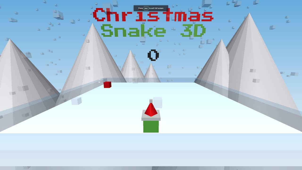 Christmas Snake 3D