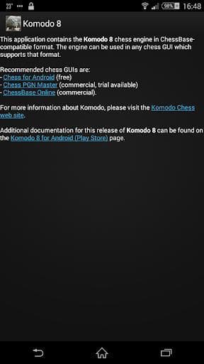 Komodo 8 Chess Engine screenshot 2