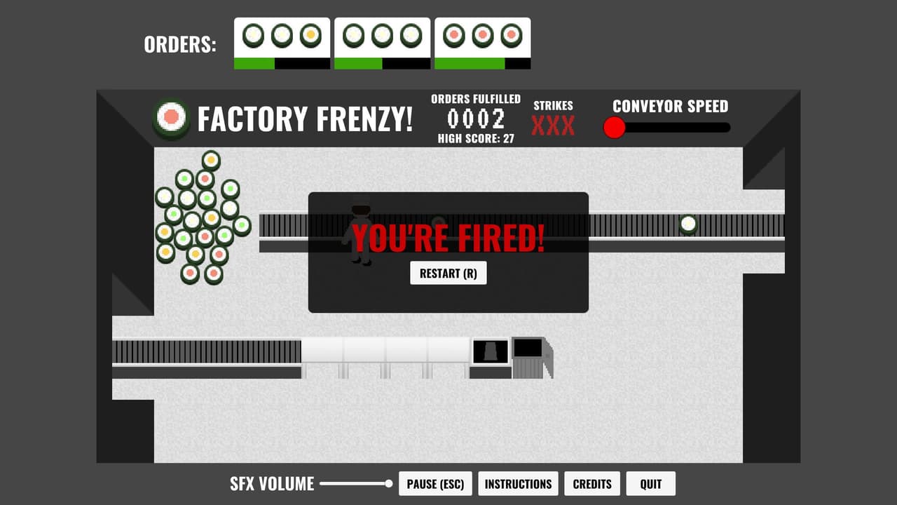 LD40 - Sushi Factory Frenzy! screenshot 4