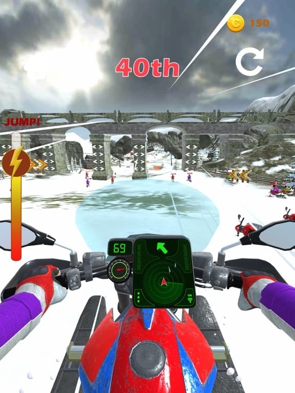 Snow Racer! screenshot 4