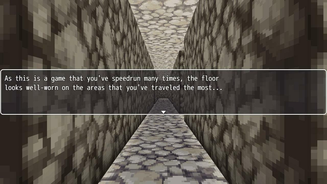 This Is A First Person Dungeon Crawler That Youre Speedrunning At An Event
