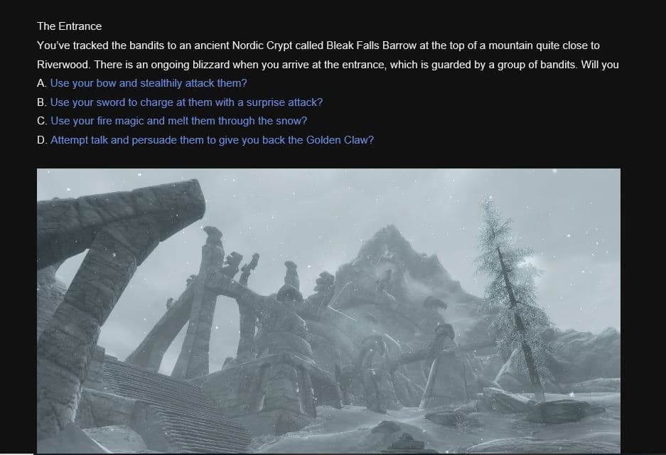 Bleak Falls Barrow (Fan Made Skyrim Dungeon) screenshot 3