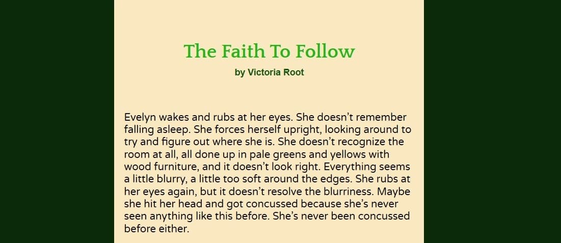 The Faith To Follow screenshot 2