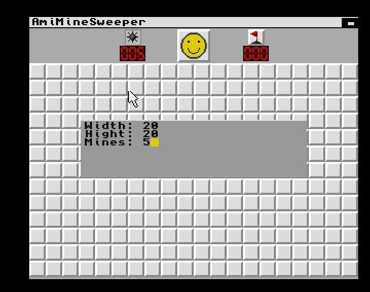 AmiMineSweeper for Amiga screenshot 2