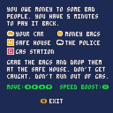 Getaway (itch) (gamecubate) screenshot 5