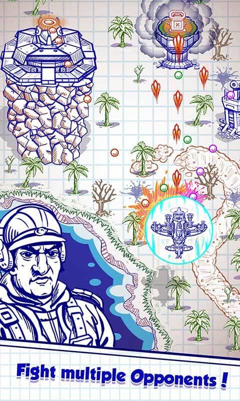 Doodle Combat - Army Air Force Planes Battle