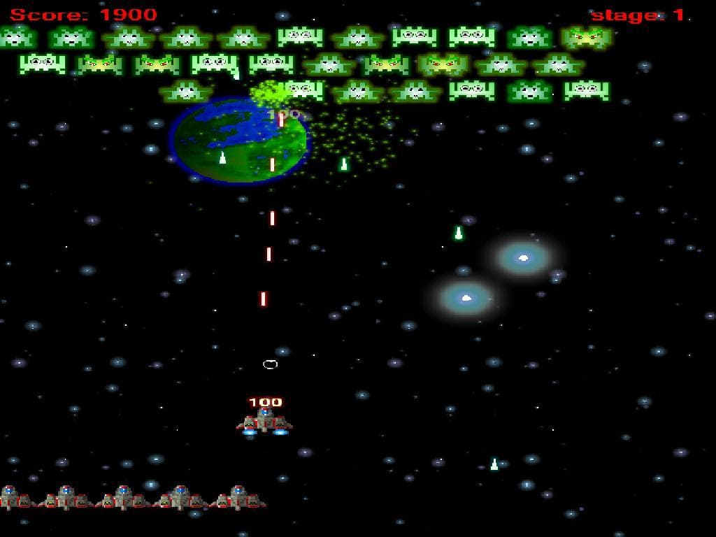 Space Invaders (itch) (spiralbits) screenshot 2