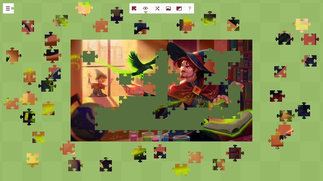 Magic Lessons in Wand Valley - jigsaw puzzle screenshot 2