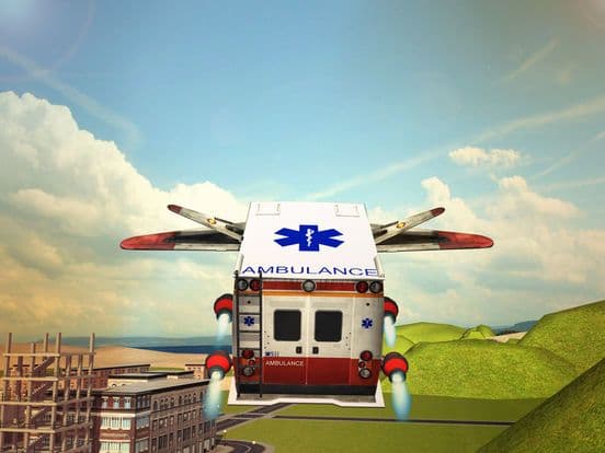 Flying Ambulance 3d Simulator 2016