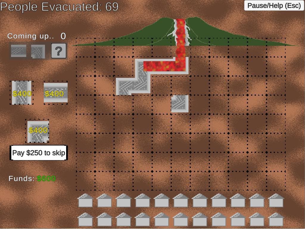 Elite Disaster Response Team - Volcano - Ludum Dare 50 screenshot 2