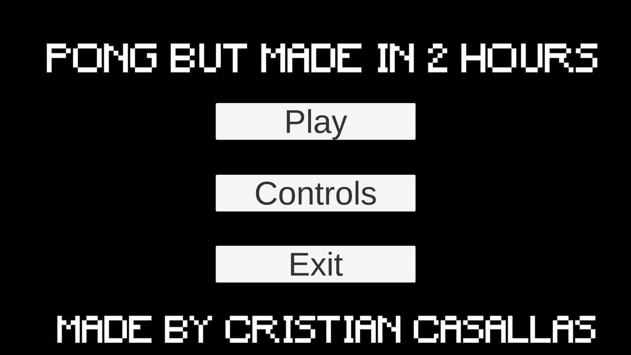 Pong But Made In 2 Hours screenshot 3
