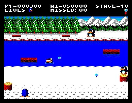 Penguin Attack (Amstrad CPC) screenshot 5